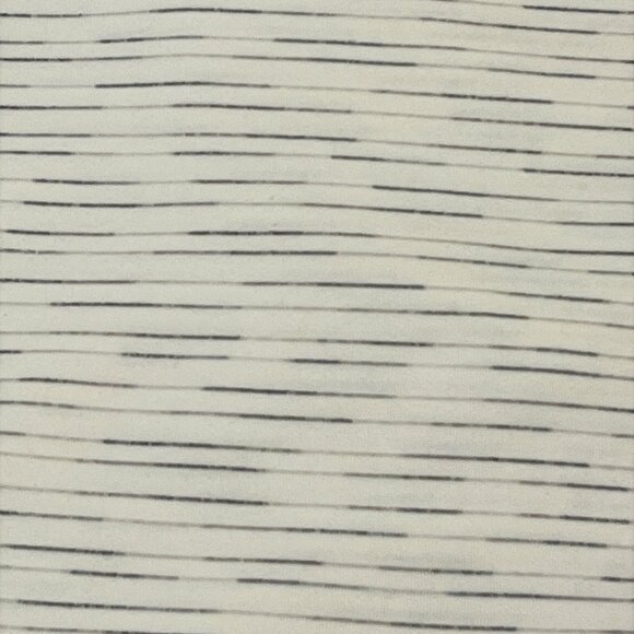 MONDETTA Tee Shirt Men's Horizontal Stripes White Grey Black Size XL - Picture 3 of 7